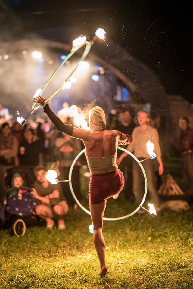 feuershow hula-hoop